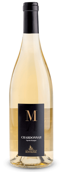 Gamme M IGP Pays d'Oc Chardonnay, les vins de cépages des vignerons de Montagnac Domitienne