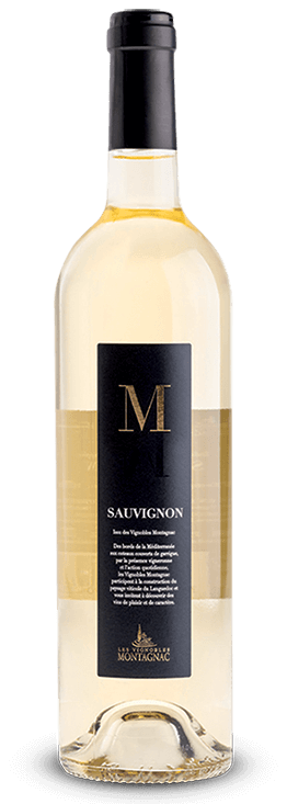 Gamme M IGP Pays d'Oc Sauvignon, les vins de cépages des vignerons de Montagnac Domitienne