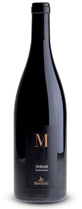 Gamme M Syrah rouge, les vins de cépages des vignerons de Montagnac Domitienne